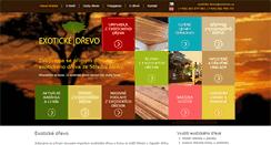 Desktop Screenshot of exoticke-drevo.com