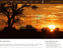 Tablet Screenshot of exoticke-drevo.com